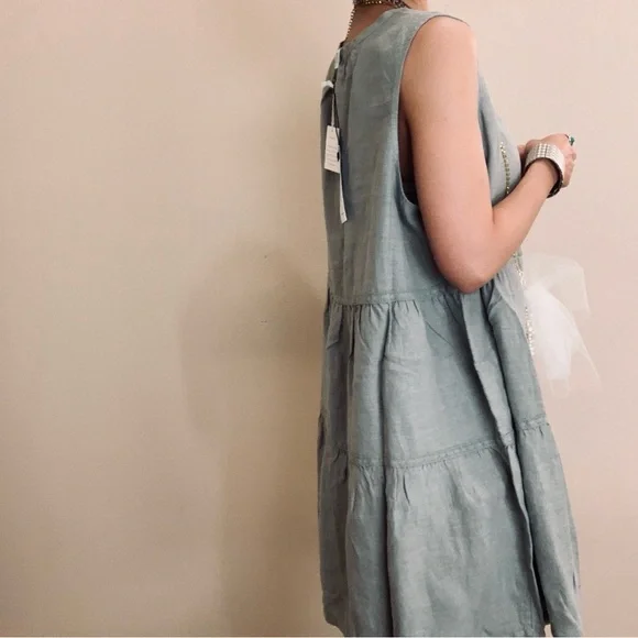 Brand New 100% linen dress Lucky brand - Picture 5 of 13